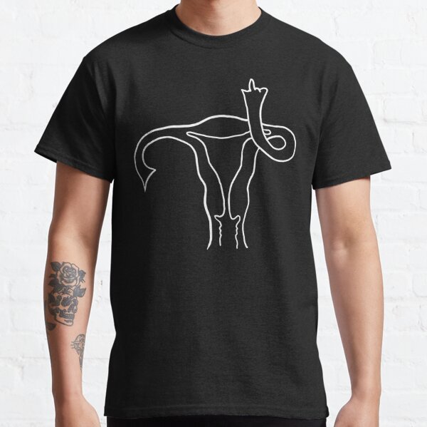 Pro Choice Uterus Middle Finger - Women's Rights Classic T-Shirt