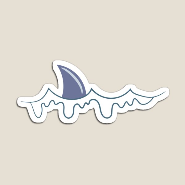 Shark Fin Pattern Magnet