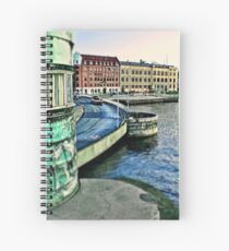 Copenhagen City View by Tim Constable. Spiral Notebook