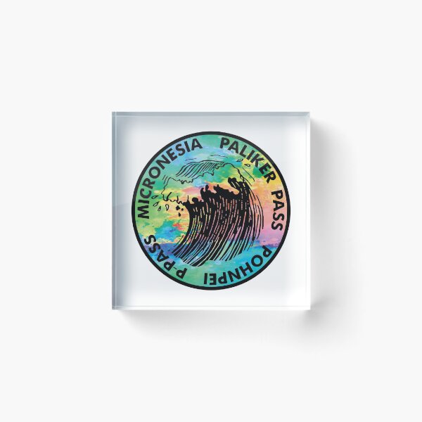 Item preview, Surf Paliker Pass  Pohnpei  P-Pass  Micronesia Surfing Surfboard  designed and sold by DESTINATIONS DECAL.
