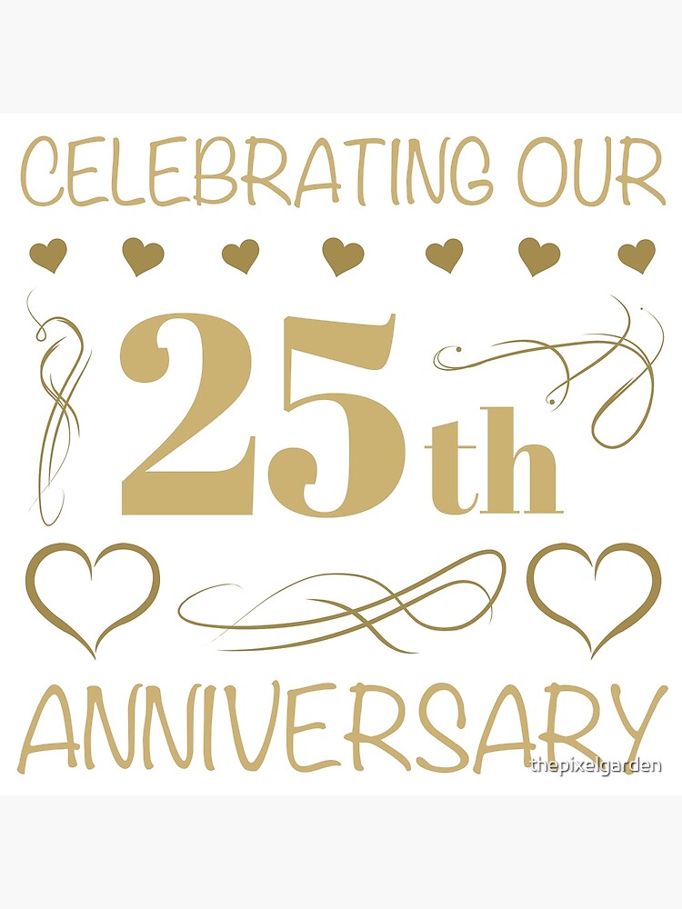 Silver and blue 25th anniversary logo, Birthday Wedding anniversary Paper, 25th  Anniversary Silver Badge transparent background PNG clipart | HiClipart