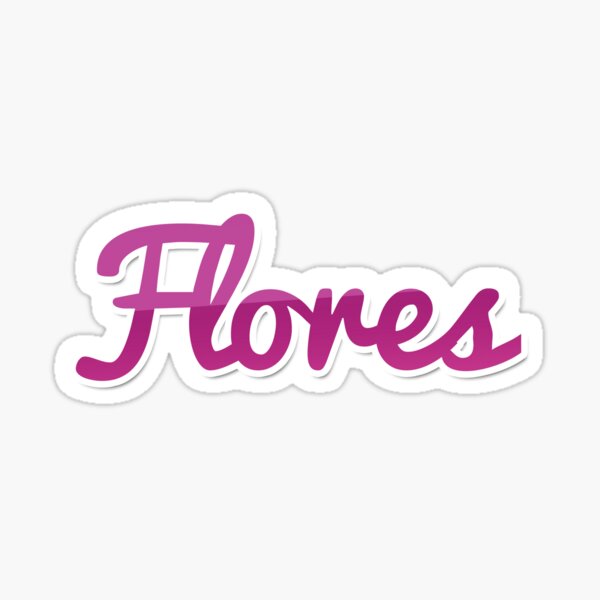 Flores Pegatina