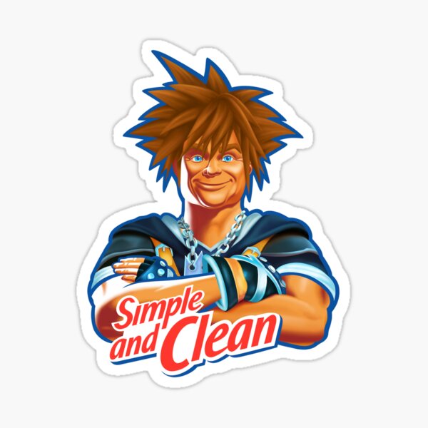 Simple and Clean Sticker for Sale by KawaiiiAi