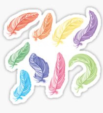 Feathers Sticker