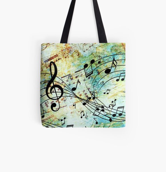 Music All Over Print Tote Bag