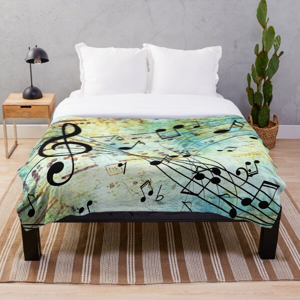 Music Throw Blanket