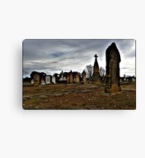 Headstones Canvas Print