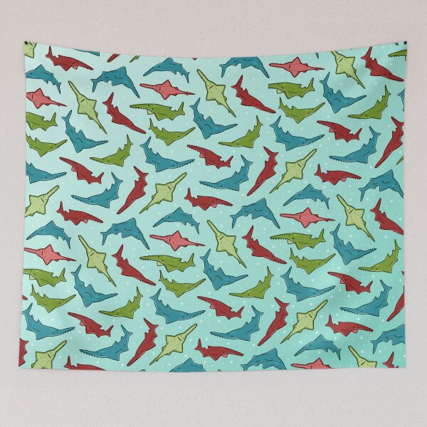 Item preview, Saw/Carpenter Shark/Fish Pattern designed and sold by Macbendigo.