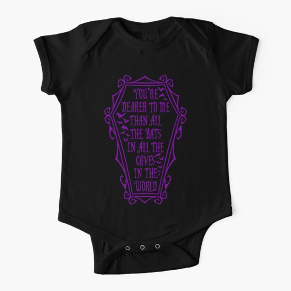Morticia Quote Short Sleeve Baby One-Piece