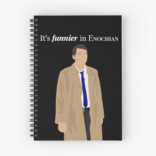 Item preview, Supernatural - Castiel It's Funnier in Enochian designed and sold by OutlineArt.
