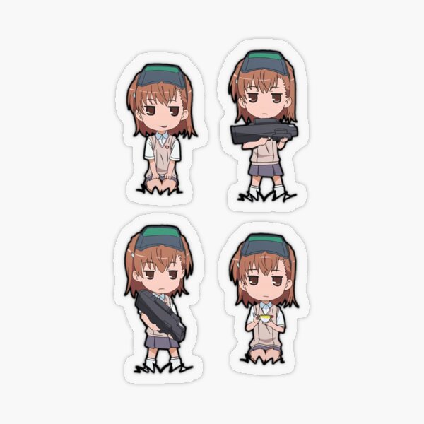 Misaka - A Certain Series  Transparent Sticker