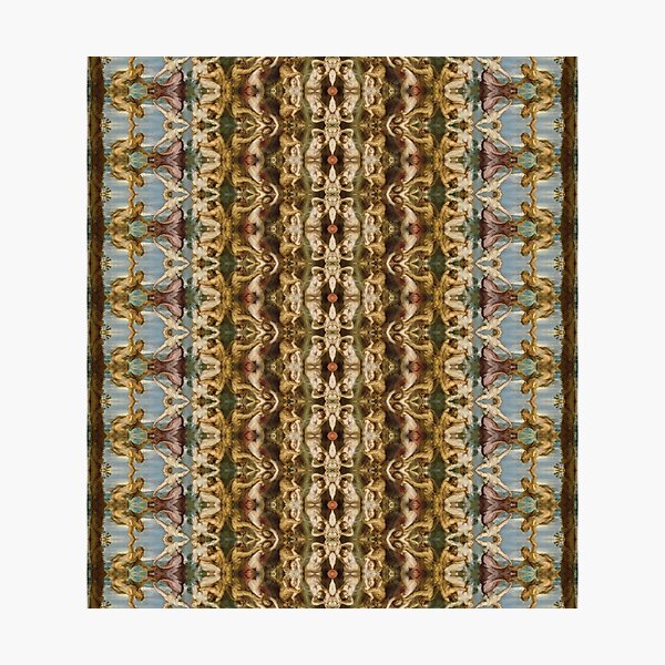 #Design, #pattern, #decoration, #art, abstract, illustration, ornate, old, wallpaper, textile Photographic Print