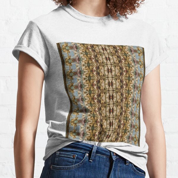 #Design, #pattern, #decoration, #art, abstract, illustration, ornate, old, wallpaper, textile Classic T-Shirt