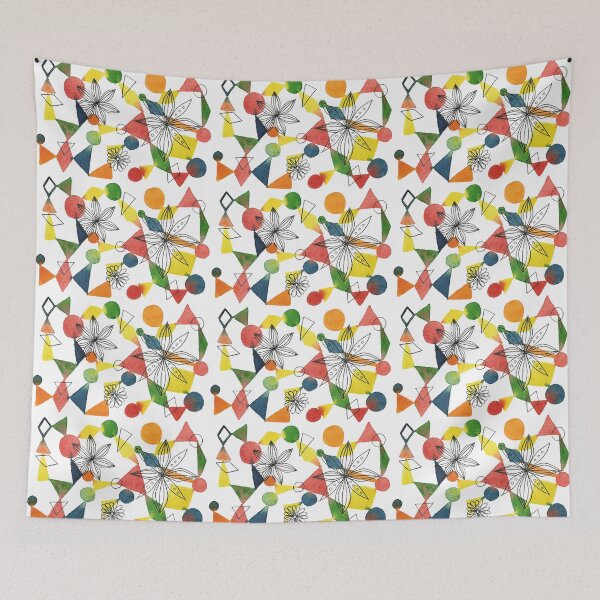 Item preview, Flowers and geometry designed and sold by Azyrielle.