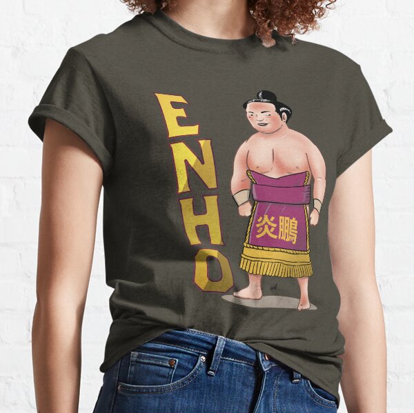 Unisex T-Shirt Sumo Wrestler Enho Rikishi Enho Akira Shirts For Men Women Graphic Shirts 