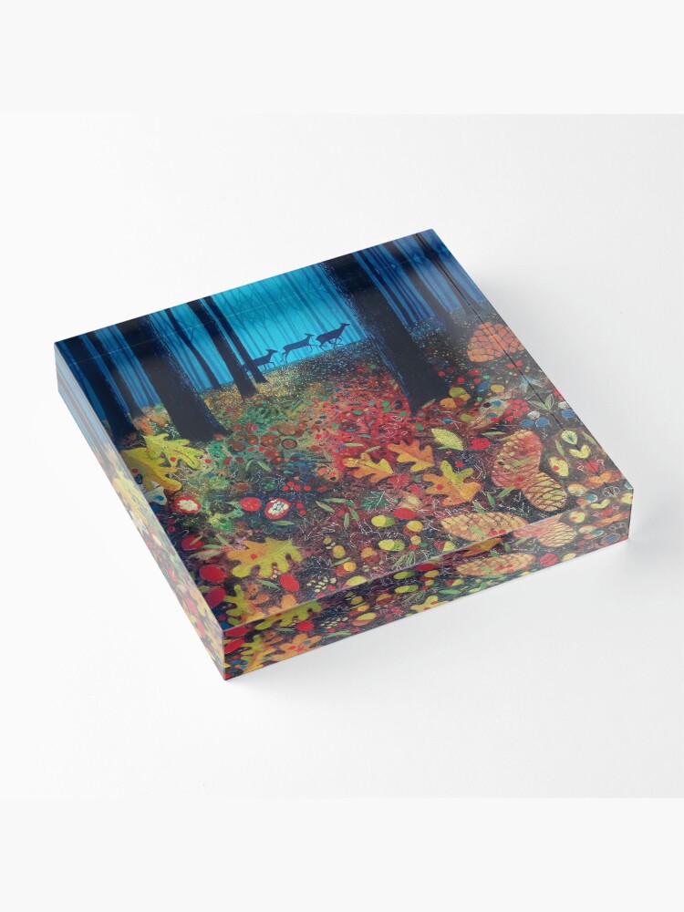 Thumbnail 3 of 5, Acrylic Block, Into the Woods designed and sold by vickymount.