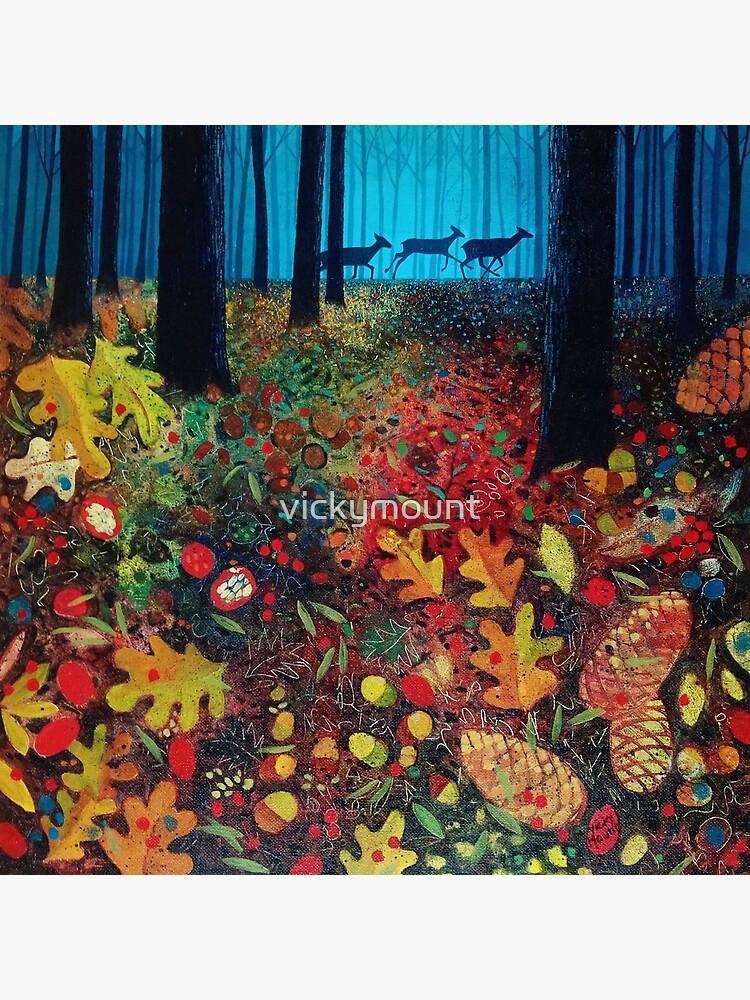 Thumbnail 5 of 5, Acrylic Block, Into the Woods designed and sold by vickymount.
