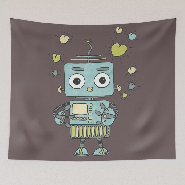 Item preview, Funny robot designed and sold by Azyrielle.