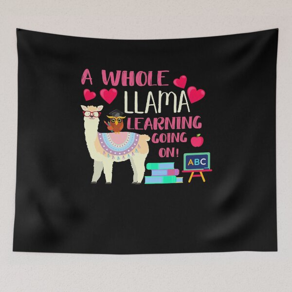 Item preview, A Whole Llama Learning Going On with an Owl designed and sold by Basti09.