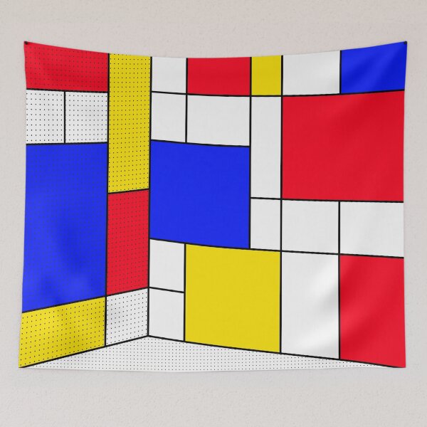 Artikelvorschau, Mondrian in 3D entworfen und verkauft von Hell-Prints.
