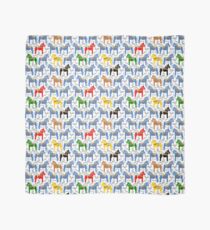 Dala horses pattern - swedish folk design Scarf