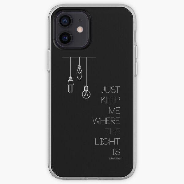 “Gravity”, by John Mayer, in white iPhone Soft Case