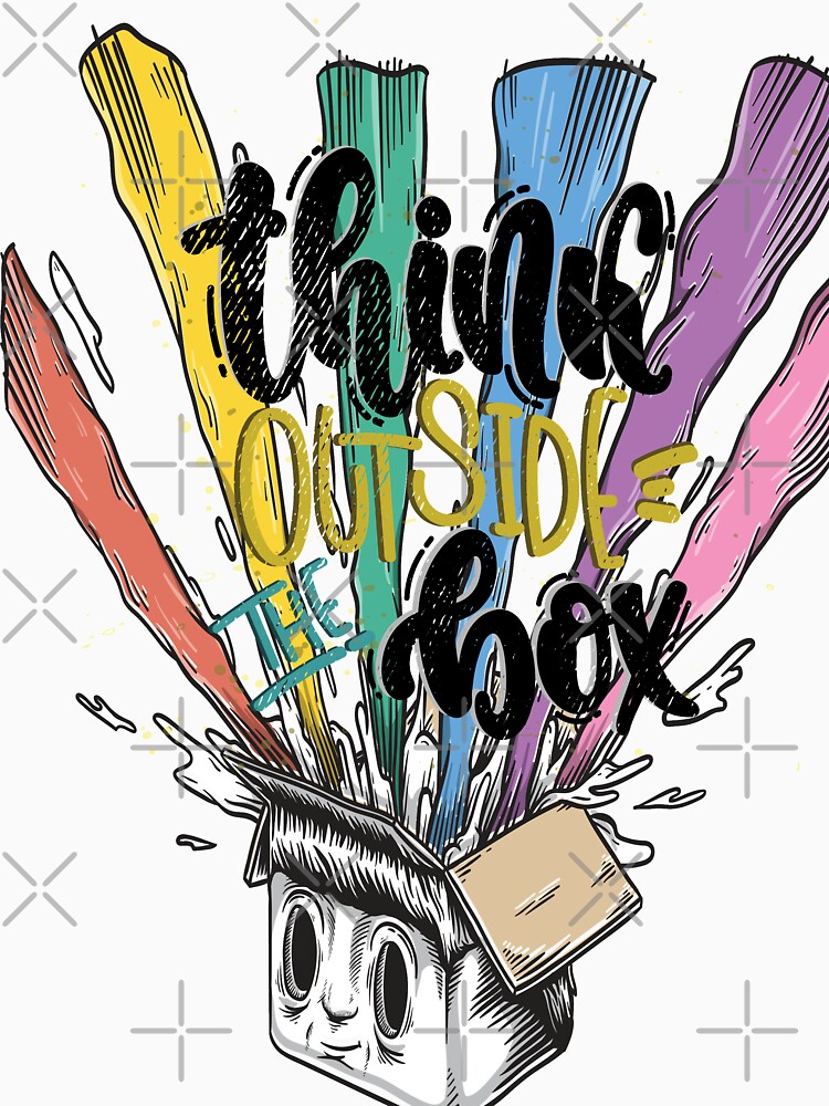 Think Outside The Box Startup Entrepreneurial Self Employed Teamwork by ProjectX23