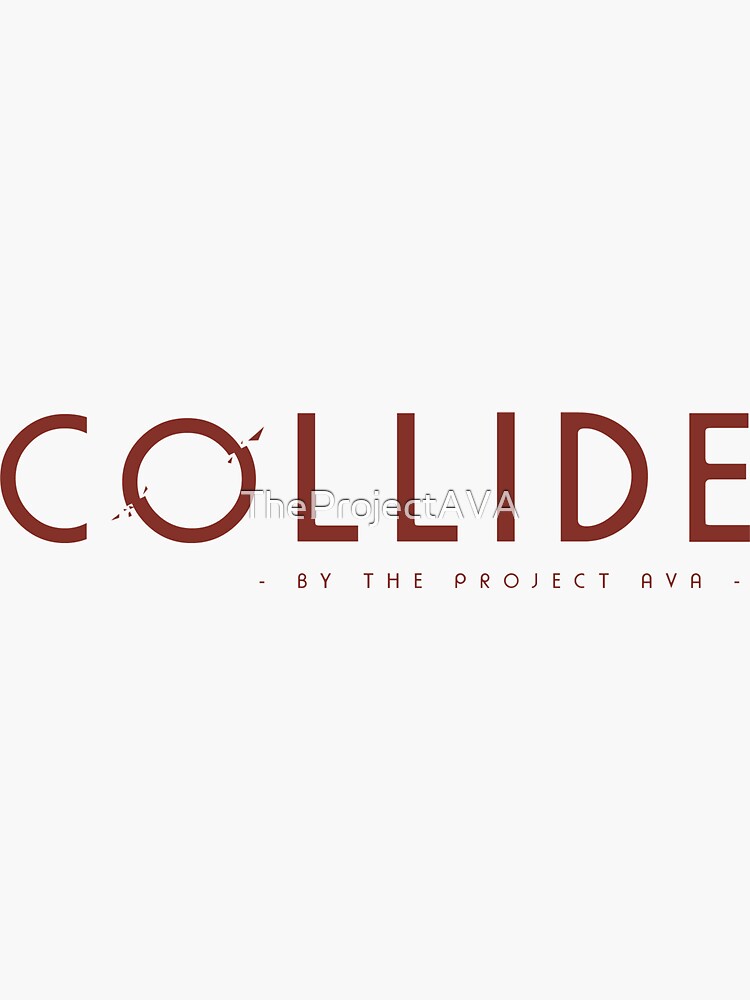 “Collide logo” Sticker for Sale by TheProjectAVA | Redbubble