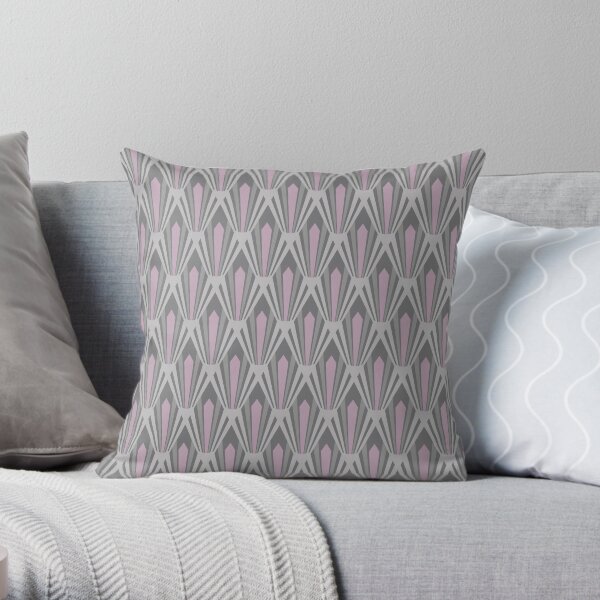 Purple stone Throw Pillow