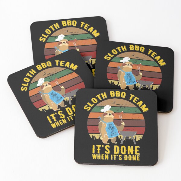Item preview, Sloth BBQ Team's It's Done When It's Done designed and sold by Basti09.