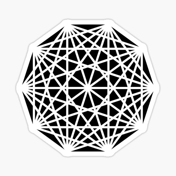 Decagon Sticker