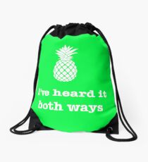 I've heard it both ways, Pineapple style Drawstring Bag