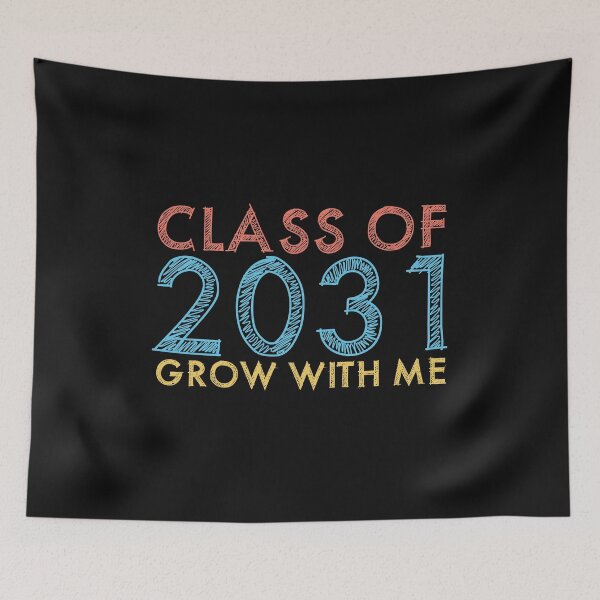 Item preview, Class of 2031 Grow with Me Cute Colorful design pencil imitation for school kindergarten  designed and sold by alenaz.