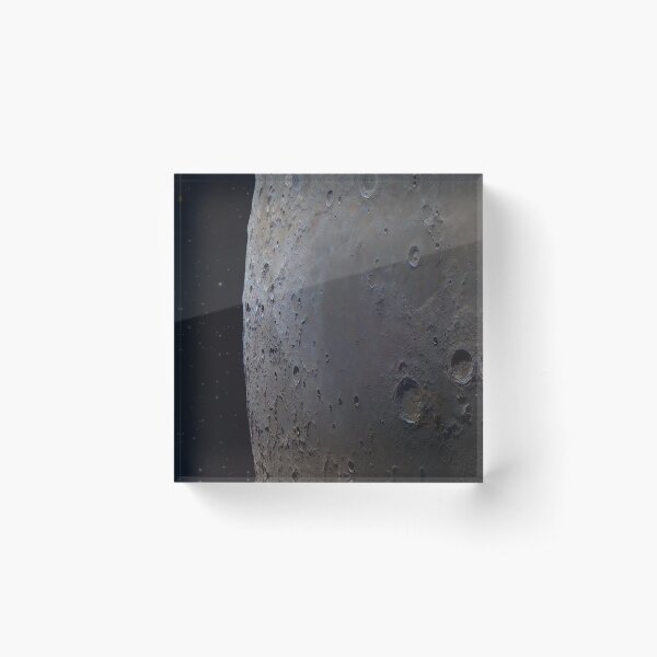 moon composite with star background Acrylic Block