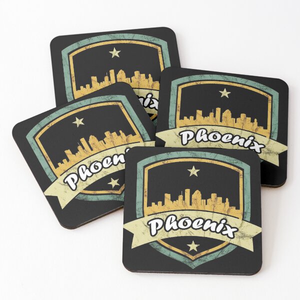 Item preview, Phoenix Arizona Skyline City Emblem designed and sold by titanosdesign.