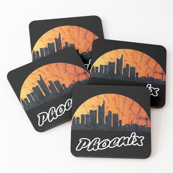 Item preview, Phoenix Arizona Skyline City Emblem designed and sold by titanosdesign.