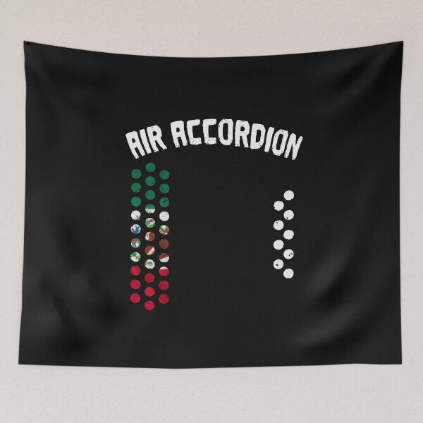 Item preview, Mexican flag Air Accordion Music Instrument Lover Gift  designed and sold by alenaz.