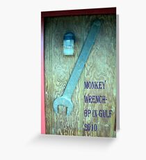 BP's Monkey Wrench Award Greeting Card