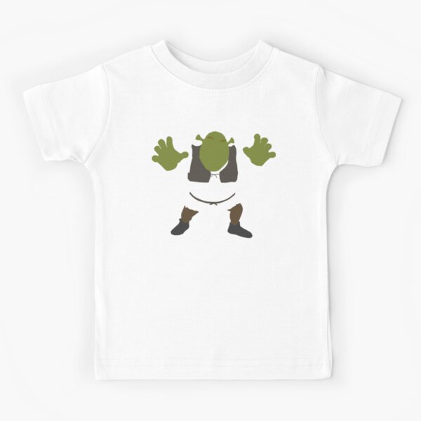 Shrek Just Shrek Kids T Shirt By Falconloverxxxx Redbubble - shrek shirt transparent roblox