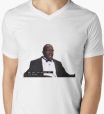 y are u booing ! V-Neck T-Shirt