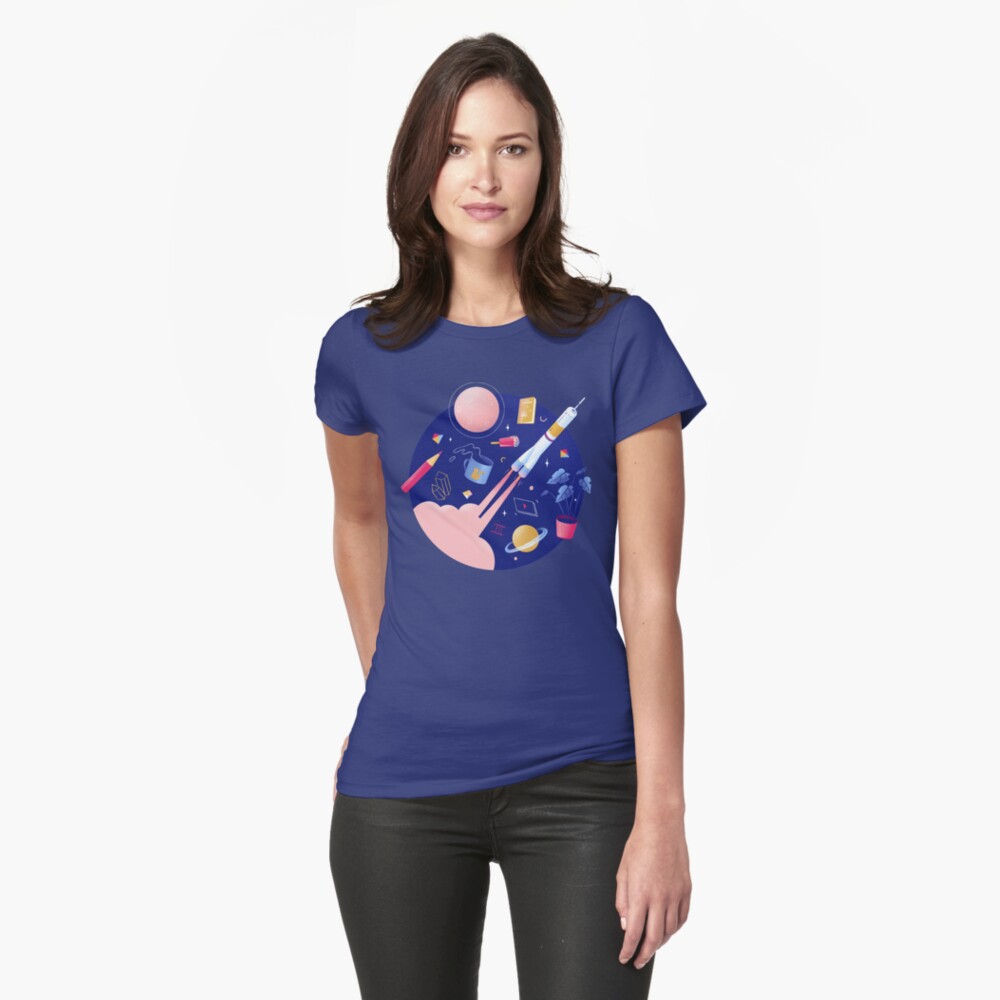 Item preview, Fitted T-Shirt designed and sold by anniko-story.