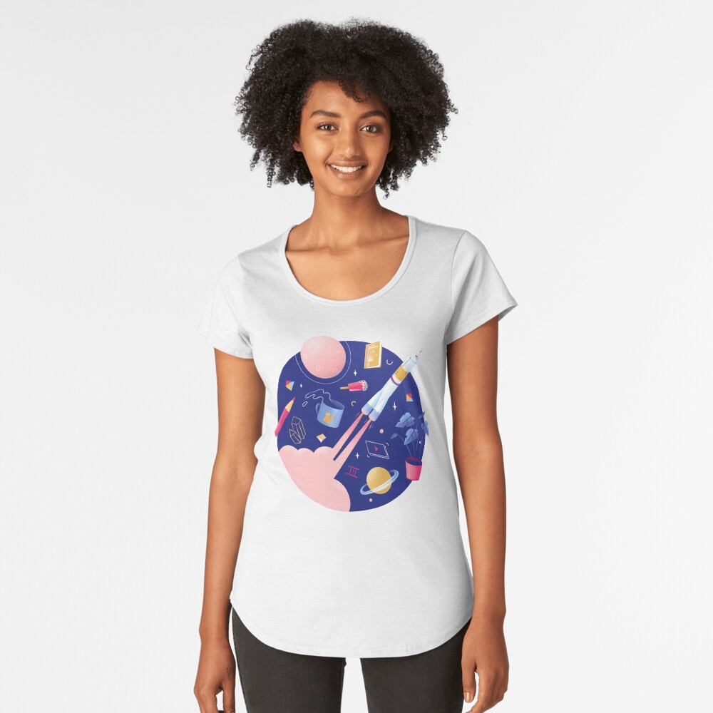 Item preview, Premium Scoop T-Shirt designed and sold by anniko-story.