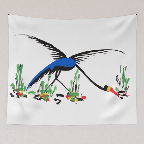 Item preview, A colorful African crane stooping designed and sold by Squirrox.