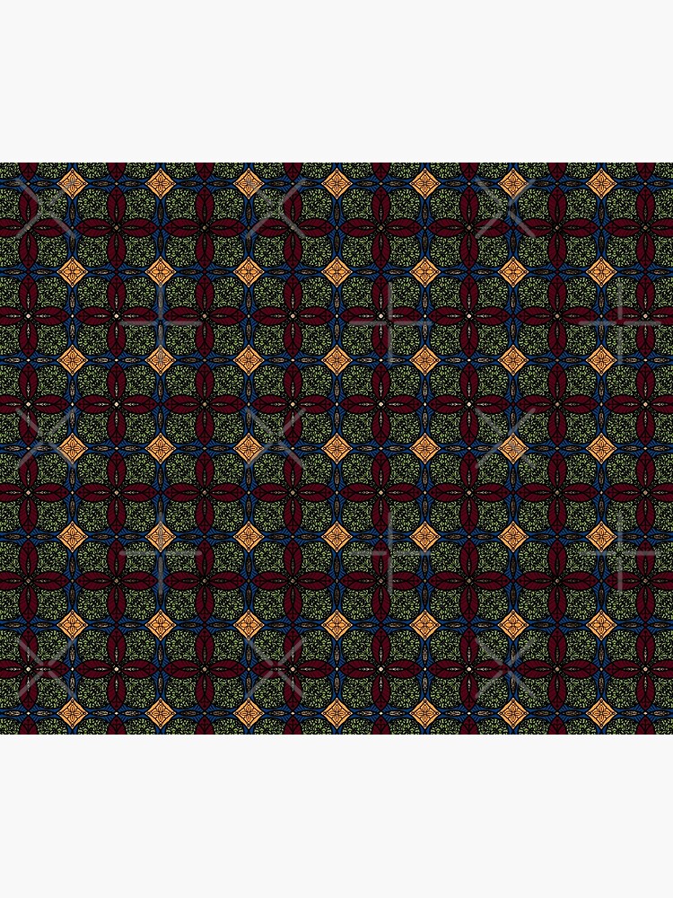 Ankara African print (olive). by cardwellandink