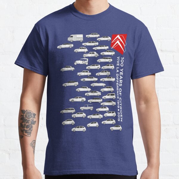 Citroen 100 Anniversary - Vive La Difference 1919-2019 Artwork Classic T-Shirt