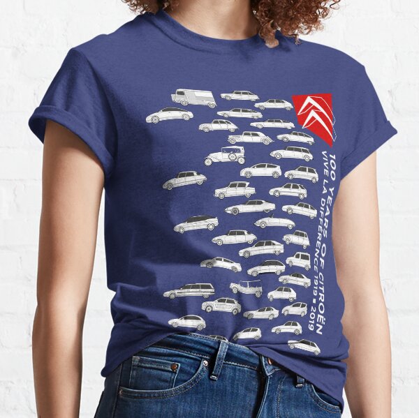 Citroen 100 Anniversary - Vive La Difference 1919-2019 Artwork Classic T-Shirt