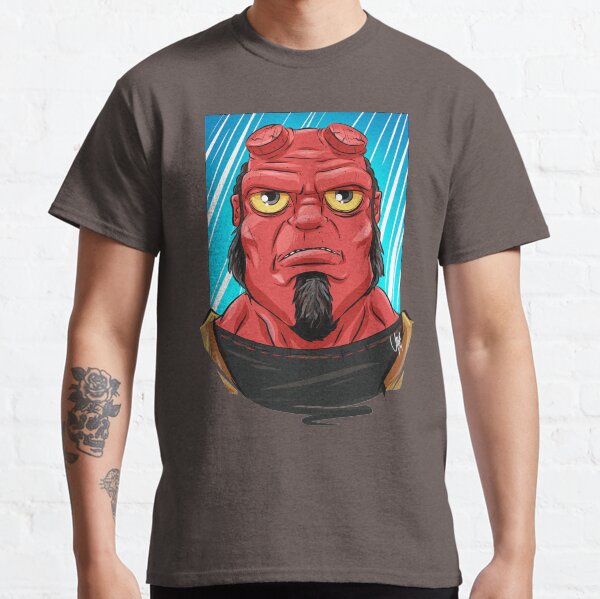 Pop Culture Caricature #10 - Hellboy Classic T-Shirt