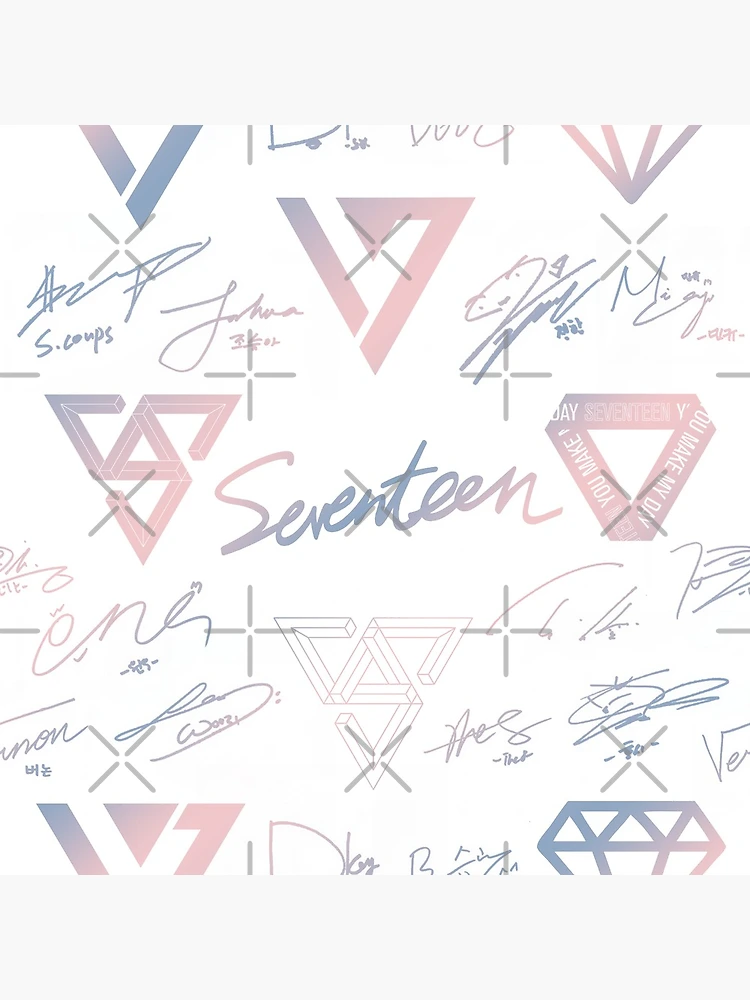 SEVENTEEN サイン 色紙 SEVENTEEN 日本公式ファンクラブ CARAT 更新特典 ポストカード