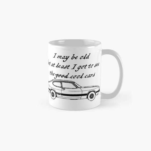 Old School Muscle Car Front & Back Coffee Mug