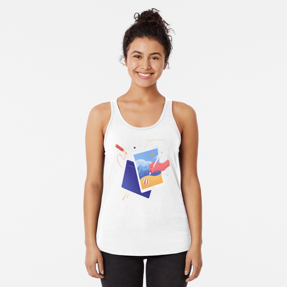 Item preview, Racerback Tank Top designed and sold by anniko-story.